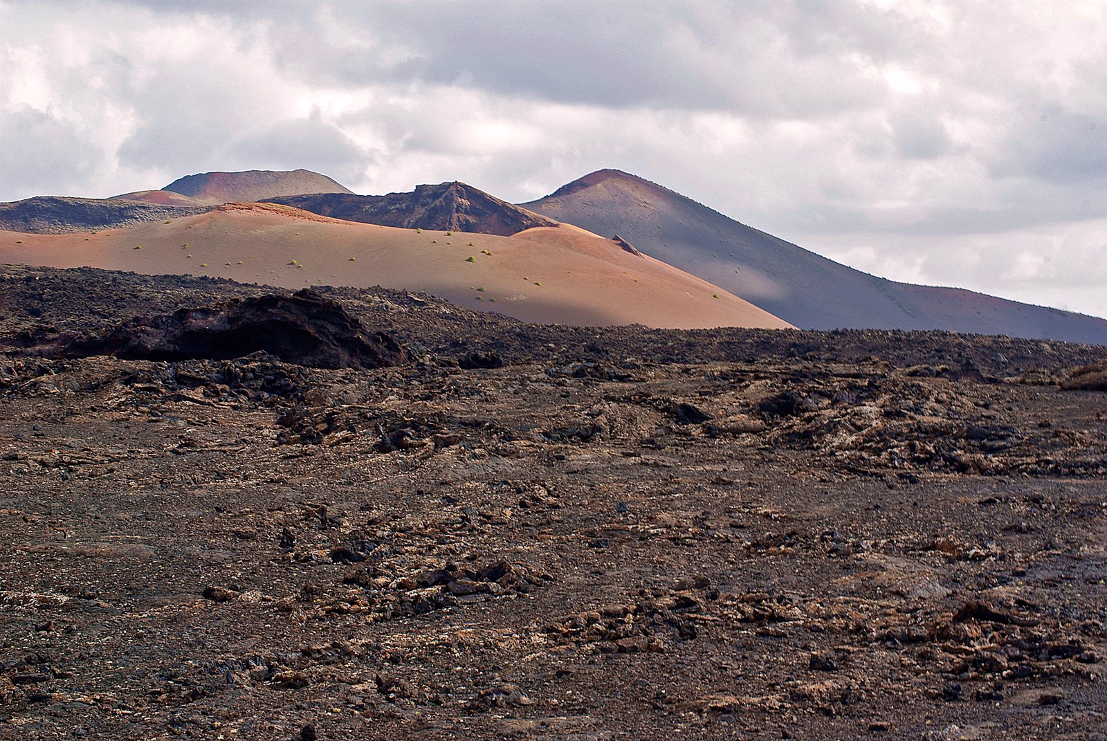 Timanfaya volcanic landscape in Lanzarote